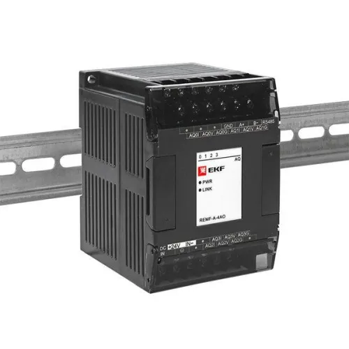 Модуль аналогового вывода REMF 4 PRO-Logic (с поверкой) EKF REMF-A-4AO-V фото 3