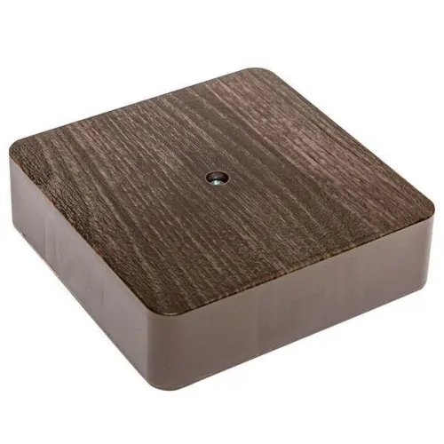 Коробка разветвительная КМР-030-032кг 100х100х28 с клеммником темн. дер. EKF plc-kmr-030-032kg-t фото 6