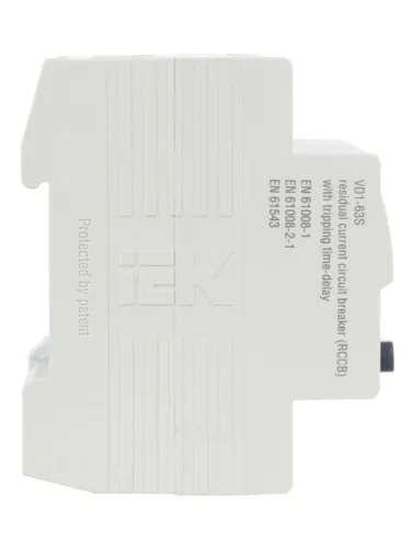 Выключатель дифференциального тока (УЗО) 4п 63А 300мА тип ACS ВД1-63S KARAT IEK MDV12-4-063-300 фото 5