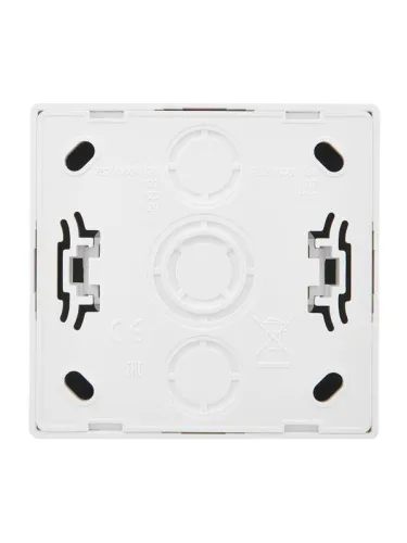 Розетка 1-м ОП LETO с заземл. с крышкой LETO ПБТ бел. LEZARD 752-0200-123B фото 2