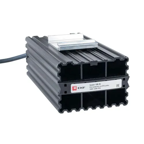 Обогреватель на DIN-рейку 100Вт 230В IP20 PROxima EKF heater-100-20 фото 2
