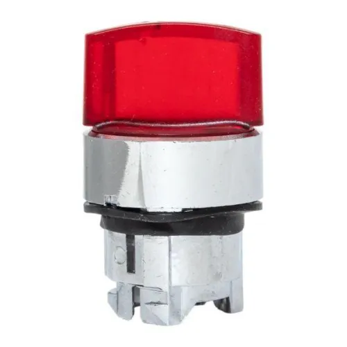 Механизм переключателя исполнительный ХB4 красн. на 2 положения с фиксацией с подсветкой с короткой ручкой PROxima EKF XB4BD2FL-R фото 4