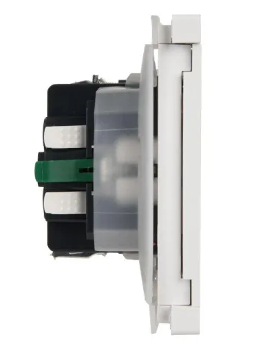 Розетка СП FORTE&PIANO16А IP44 FP219 с заземл. защ. шторки с крышкой безвинт. крепл. бел. IEK FP-R16-16-1-44-K01 фото 5