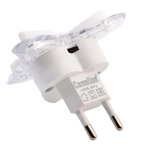 Светильник светодиодный ночник LED "Бабочка" RGB 220В Camelion NL-259 15377 фото 8