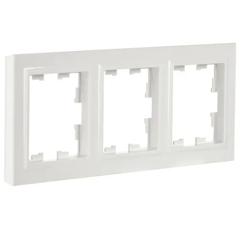 Рамка 3-м BRITE РУ-3-БрБ бел. IEK BR-M32-K01 фото 5