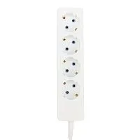 Удлинитель 4х1.5м с заземл. 3х0.75 бел. PROCONNECT 11-7216