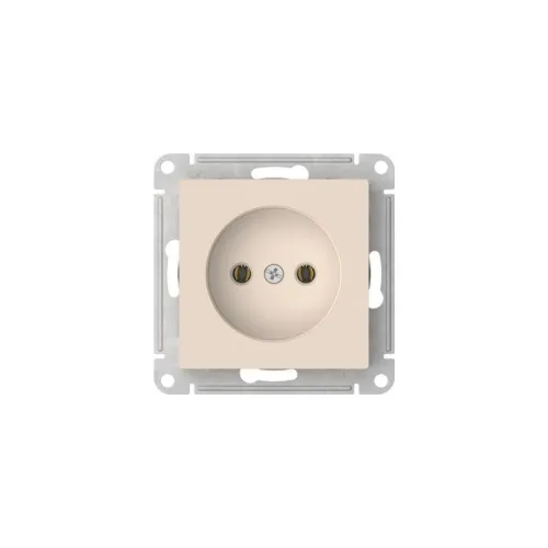 Розетка AtlasDesign 16А без заземл. без шторок быстрозажим. клем. механизм беж. SE ATN000241S фото 2