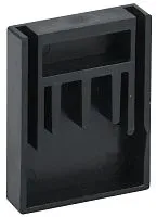 Заглушка на шину PIN 4P 100А шаг 27мм (уп.100шт) IEK YNK51-4-100