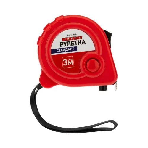 Рулетка измерительная Стандарт 3мх16мм Rexant 12-9000 фото 5