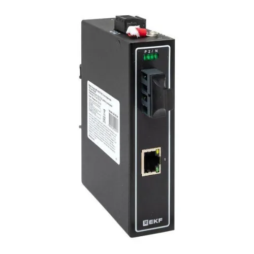 Медиаконвертер 10/100/1000Base-TX в 1000Base-X разъем SC двойн. одномодовое оптоволокно 1310нм TSX EKF TSX-MC-1GX1GT-SC