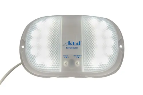 Светильник светодиодный ЖКХ Хронос 9Вт с оптико-акустическим датчиком 3 режима работы Актей 75-009-IP30-SENSOR