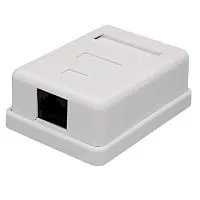 Розетка компьютерная 8P8C (RJ-45) UTP кат.6 1 порт SUPRLAN 10-0355