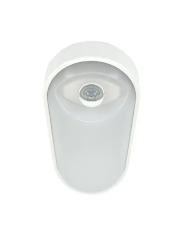 Светильник светодиодный WP 15 C 12W OP 840 W10L22 WH MDM 220х106х60мм 12Вт 4000К IP65 ЖКХ овал. пылевлагозащ. с датчиком движения бел. Русский Свет 15071524500 фото 2