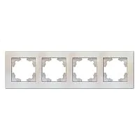 Рамка 4-м Афина универс. жемчуж. Universal A0046-OBr