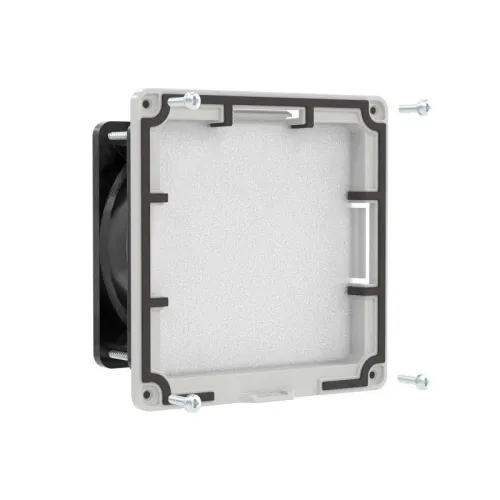 Вентилятор с фильтром RV 10/12м3/ч 230В 112х112мм IP54 RAL9005 DKC R5RV08230B