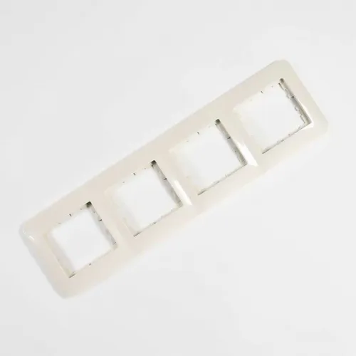 Рамка 4-м KARINA LIFE горизонт. крем. LEZARD 708-0300-149 фото 2