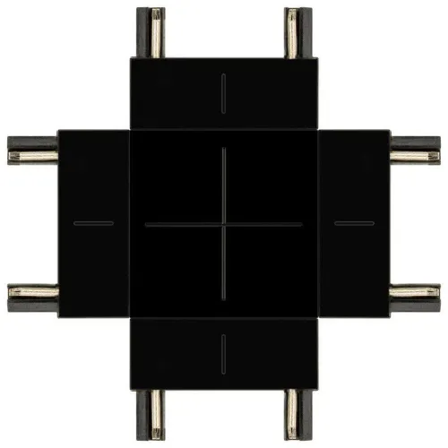Коннектор Х-образный TRM-S5-CX BK для тонкого магнитного шинопровода черн. Эра Б0059033