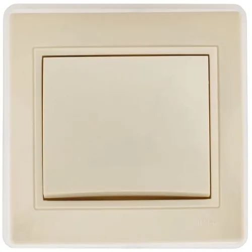 Выключатель 1-кл. СП Кварта ВС10-1-0-ККм-44 10А IP44 крем. GENERICA KV-V10-10-44-K33 фото 2
