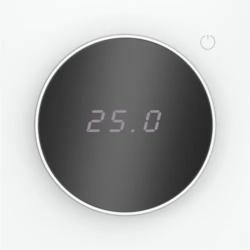 Терморегулятор электронный S70 с индикацией и датчиком для теплого пола механизм бел. матов. Voltum VLS070102 фото 4