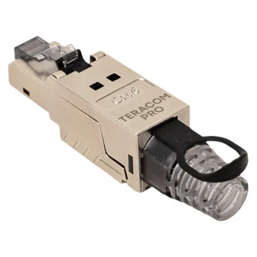 Коннектор полевой заделки RJ45 (8P8C) STP экранир. для кабеля кат.6 TERACOM PRO EKF TRP-PLUG-6STP-FST фото 6