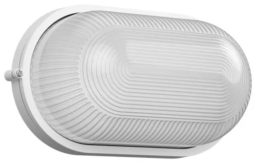 Светильник НПП 1201 100Вт E27 IP54 бел. овал IEK LNPP0-1201-1-100-K01