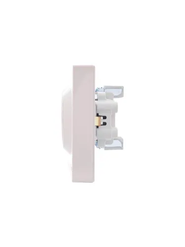 Розетка 2-м СП VESNA с заземл. со шторками ПБТ кремов. LEZARD 742-0300-178B фото 2