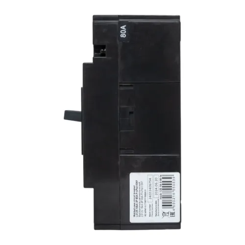 Выключатель автоматический 3п 80А 18кА LS125 ProPact EKF mccb-125-18-3-80-ls фото 8