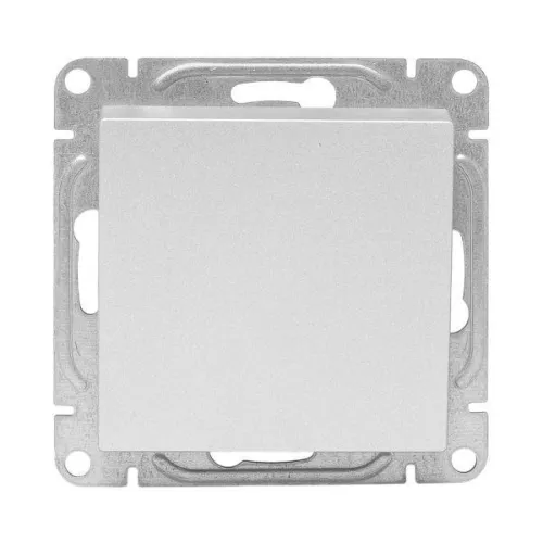 Выключатель кнопочный 1-кл. СП Эпика механизм алюм. EKF UP1-SWA-13 фото 2