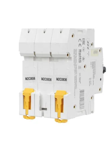 Выключатель автоматический модульный 3п C 8А M06N ARMAT IEK AR-M06N-3-C008 фото 2