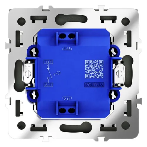 Выключатель 1-кл. СП S70 10А механизм черн. матов. Voltum VLS010108 фото 5