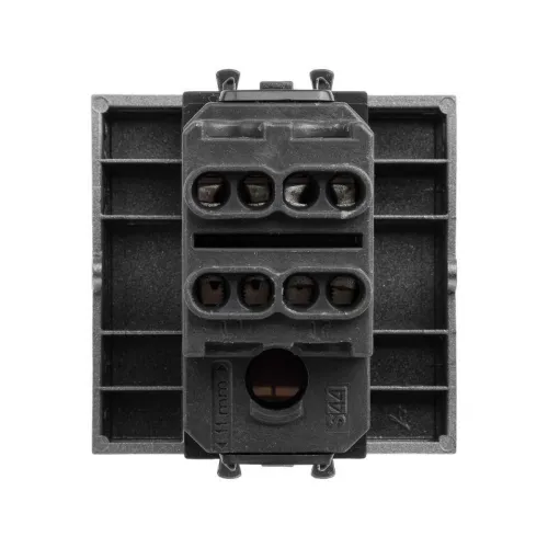 Выключатель модульный 1-кл. 2п 2мод. Avanti "Закаленная сталь" 16А IP20 сер. DKC 4404222 фото 3