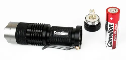 Фонарь LED5135 (LED XPE ZOOM 3 реж 1хLR6 алюм. блистер черн.) Camelion 12915 фото 13