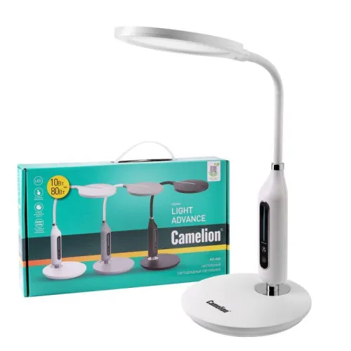 Светильник светодиодный настольный KD-862 C01 LED 10Вт 580лм бел. Camelion 15171 фото 4
