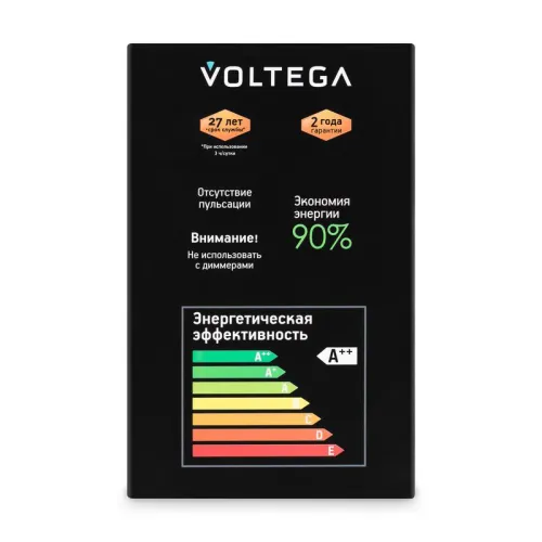 Лампа светодиодная филаментная Loft 271 G125 4Вт 2700К E27 Voltega 8522 фото 6
