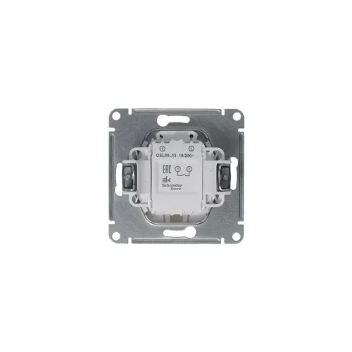 Выключатель 1-кл. СП Glossa 10А IP20 (сх. 1а) 10AX с подсветкой механизм платина SE GSL001213 фото 6