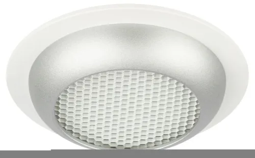 Светильник под лампу GX53 KL111 встраив. WH/SL бел./серебро матов. ЭРА Б0061539