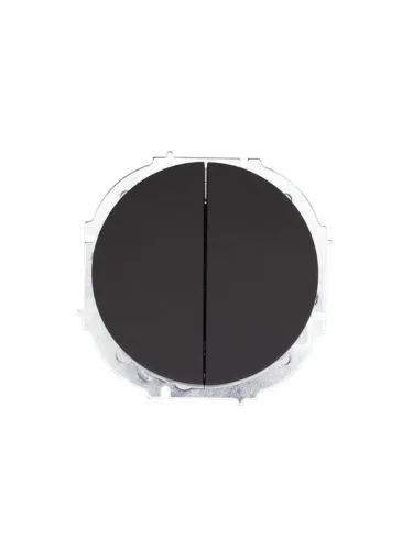 Выключатель 2-кл. СП OSEN 10А IP20 механизм черн. бархат LEZARD 743-4288-101