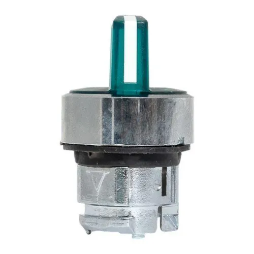 Механизм переключателя исполнительный ХB4 зел. на 2 положения с фиксацией с подсветкой с короткой ручкой IP65 EKF XB4BD2FL-G-65 фото 2