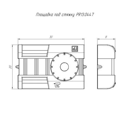 Площадка под стяжку для прямого монтажа черн. Промрукав PR13.0447 фото 2