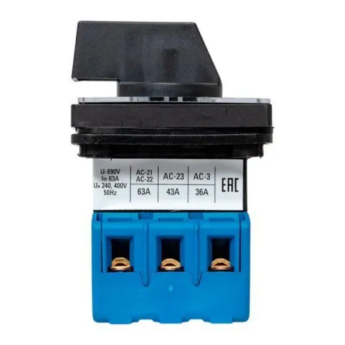 Переключатель кулачковый ПК-2-13 3п 63А "ВКЛ-ВЫКЛ" IP65 EKF pk-2-13-63-65 фото 4