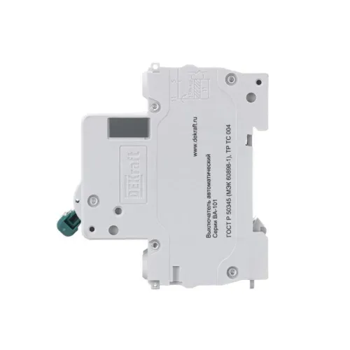 Выключатель автоматический модульный 2п C 50А 4.5кА ВА-101 DEKraft 11071DEK фото 4