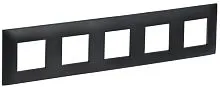 Рамка 5-м SKANDY SK-F05Bl черн. IEK SK-M52-K02