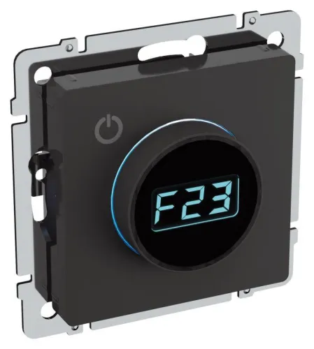 Термостат электронный с индик. BRITE СП IP20 ТС10-1-БрЧ механизм черн. IEK BR-RT11-K02