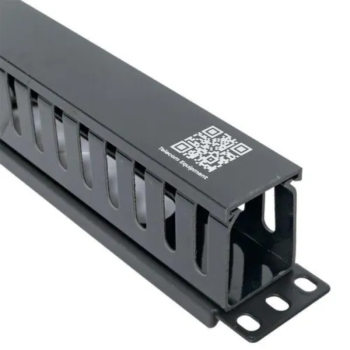 Органайзер кабельный TERACOM PRO с крышкой 19дюйм 1U пластик. черн. EKF TRP-1CORF-PL-BK фото 6