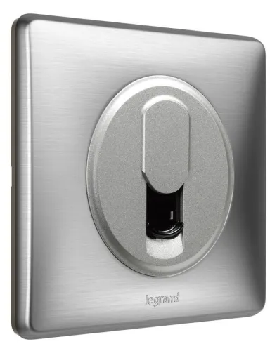 Панель лицевая Celiane для розетки телефонной RJ11 титан Leg 068537 фото 7