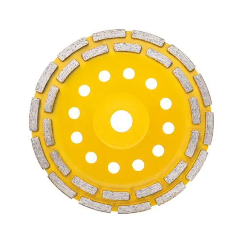 Чашка алмазная шлифовальная двухрядная 180х22.2мм KRANZ KR-90-0253 фото 2