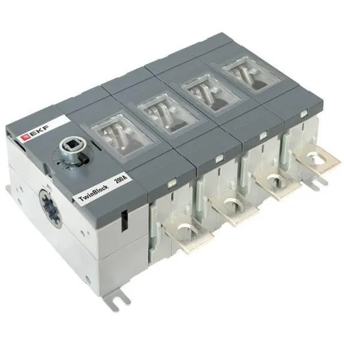 Рубильник 4п 200А без рукоятки управления TwinBlock EKF tb-s-200-4p фото 7