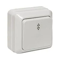 Переключатель проходной 1-кл. ОП Рим 10А IP20 бел. EKF ENV10-025-10