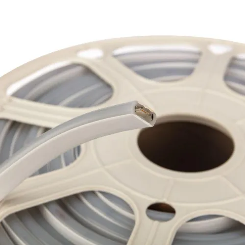 Шнур светодиодный гибкий неон SMD 8х16мм 120LED/м двустор. желт. (уп.100м) (с комплектом подкл.) Neon-Night 131-091 фото 4