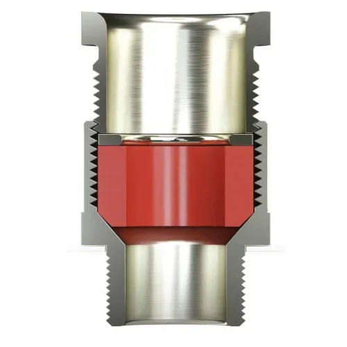 Ввод кабельный серии КН для небронир. кабеля М75х1.5 d54.8-63мм никелированная латунь IP66/IP68 DKC KH81MHK фото 2